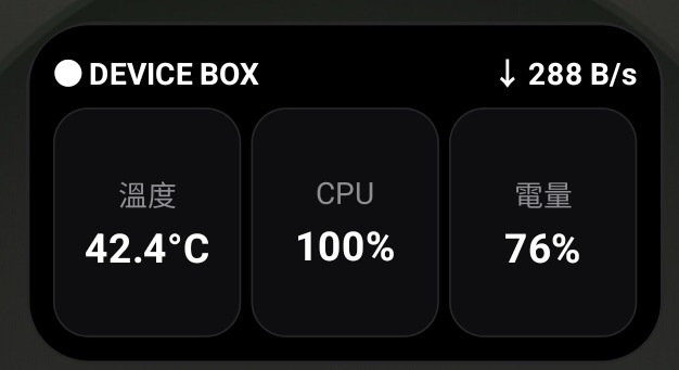 Device Box 桌面即時懸浮儀表